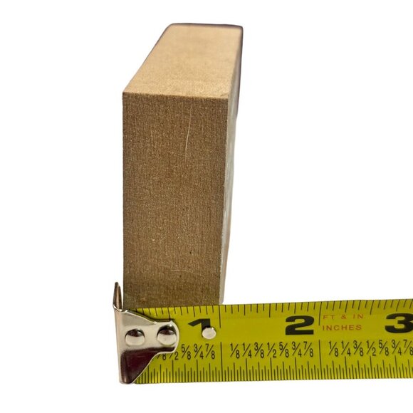 Fall Pumpkin Wood Block Sign Rustic Autumn Decor 4x3 Inch Holiday Mini - Picture 6 of 6